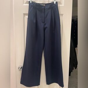 Abercrombie & Fitch Navy Wide Leg Pants